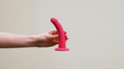 Curved - Medium Strap on and Suction Cup Dildo 6.25"