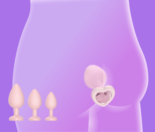 Three Piece Butt Plug Beginner Set