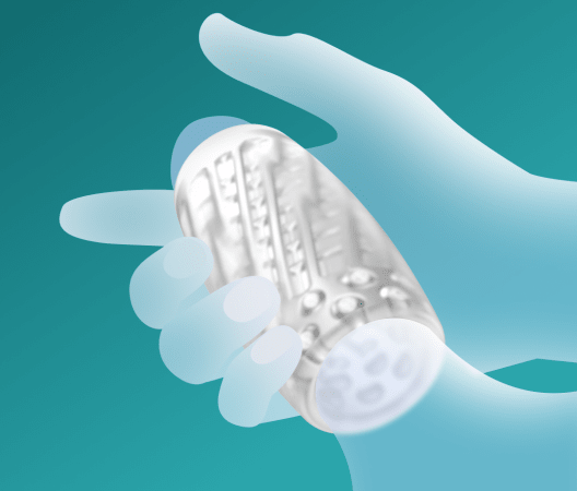 Tornado - Clear Geometric Masturbator