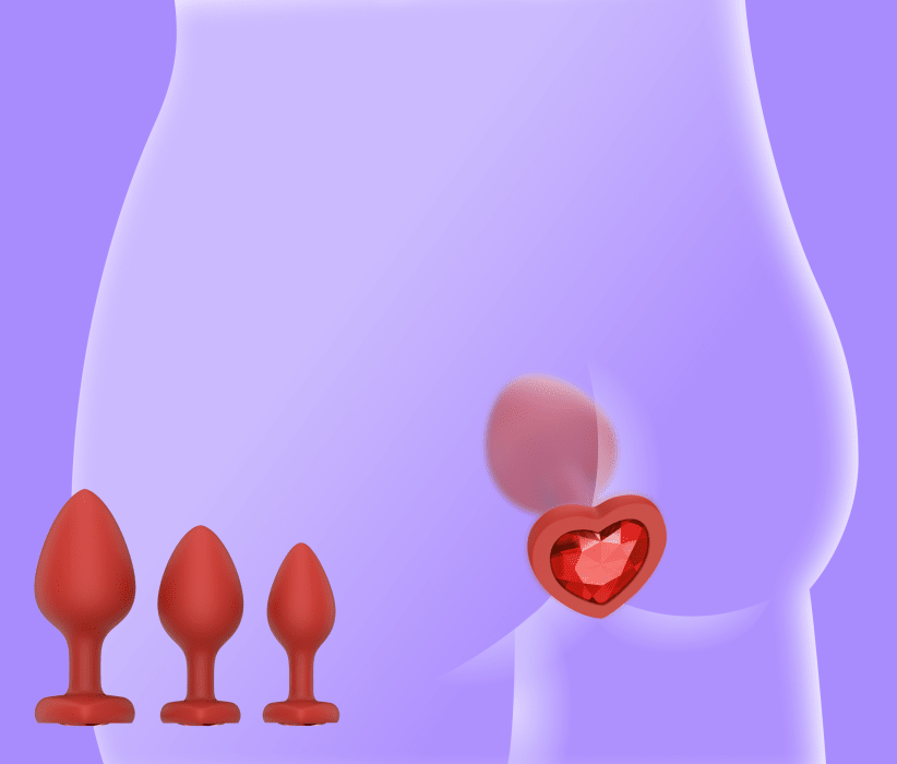 3pc Butt Plug Anal Training Set