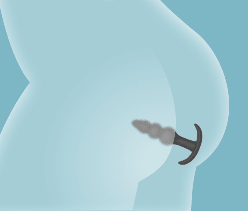 Small Butt Plug Ribbed