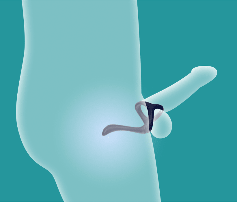 Perenium and Ball Play Cock Ring